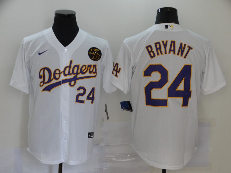 2020 Men Los Angeles Dodgers 24 Bryant white Nike Game MLB Jerseys